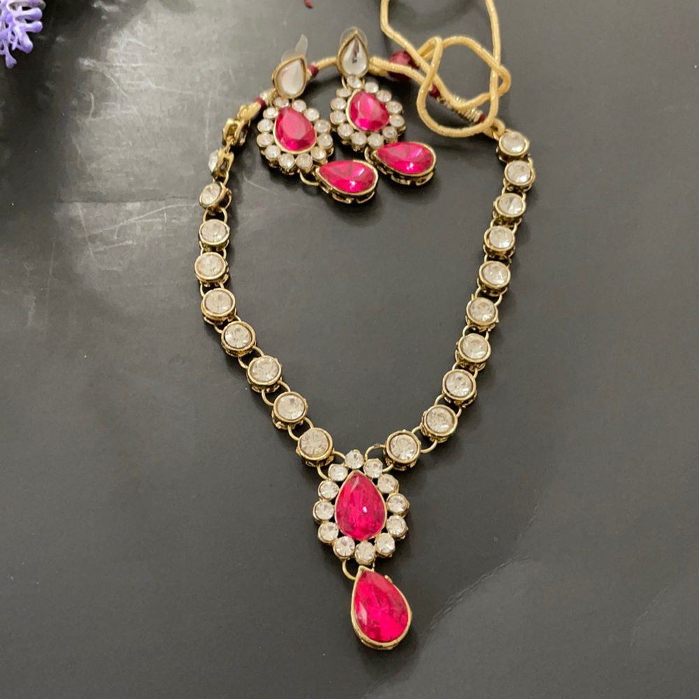 Pink Jewelry Set